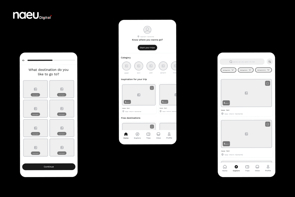 ví dụ wireframe